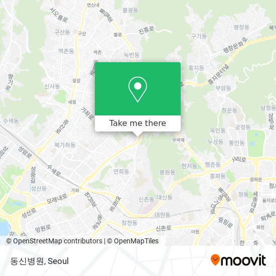 동신병원 map