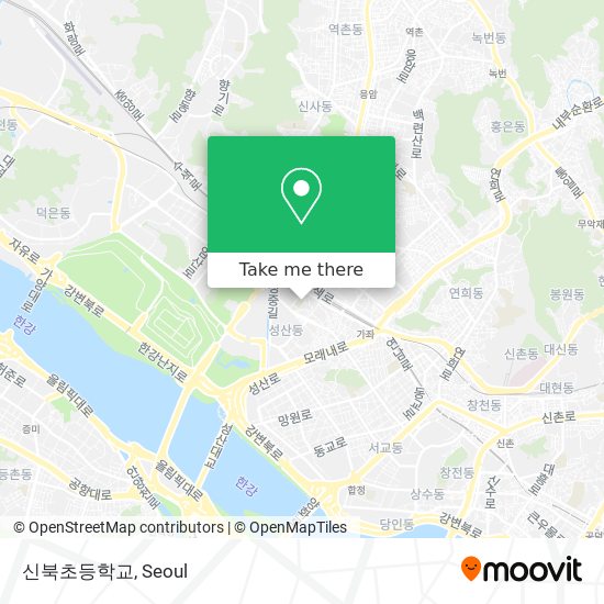 신북초등학교 map