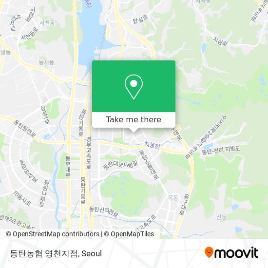 동탄농협 영천지점 map