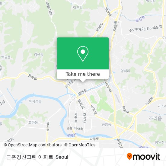 금촌경신그린 아파트 map