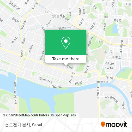 선도전기 본사 map