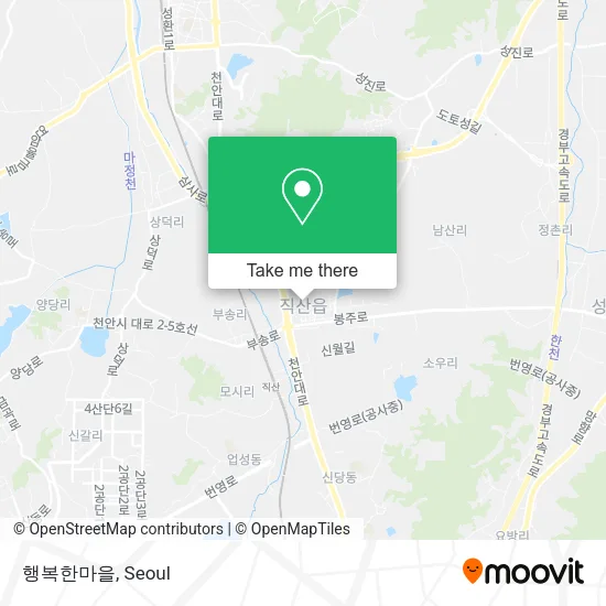 행복한마을 map