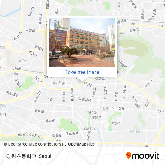 경원초등학교 map