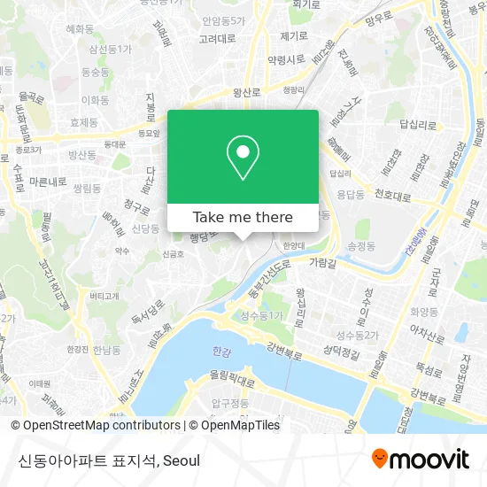 신동아아파트 표지석 map
