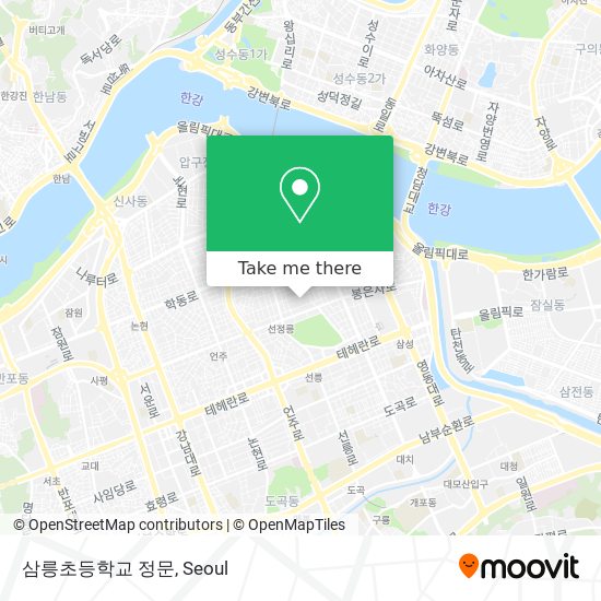 삼릉초등학교 정문 map