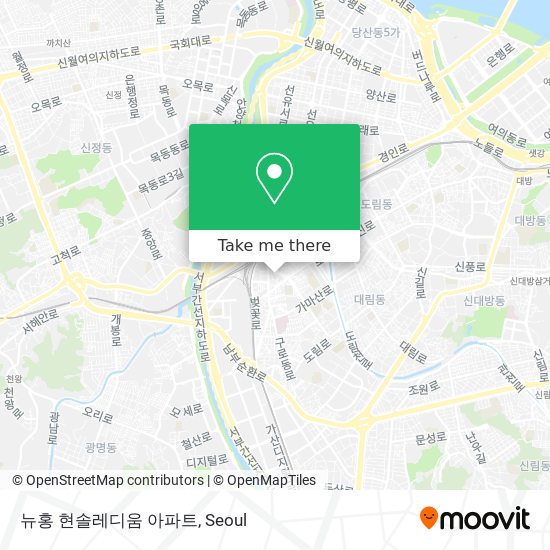 뉴홍 현솔레디움 아파트 map