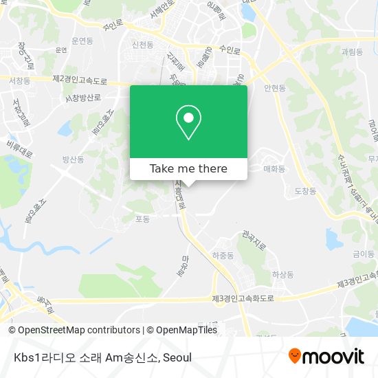 Kbs1라디오 소래 Am송신소 map