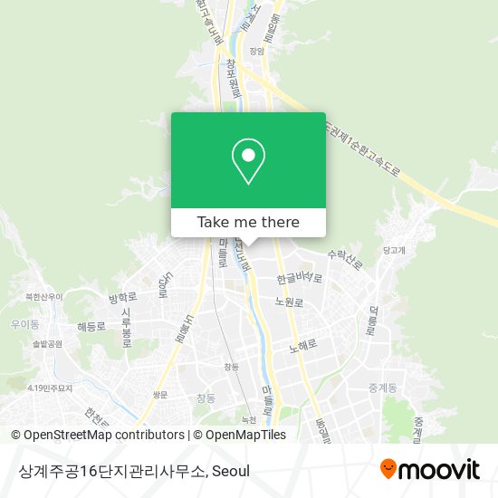 상계주공16단지관리사무소 map