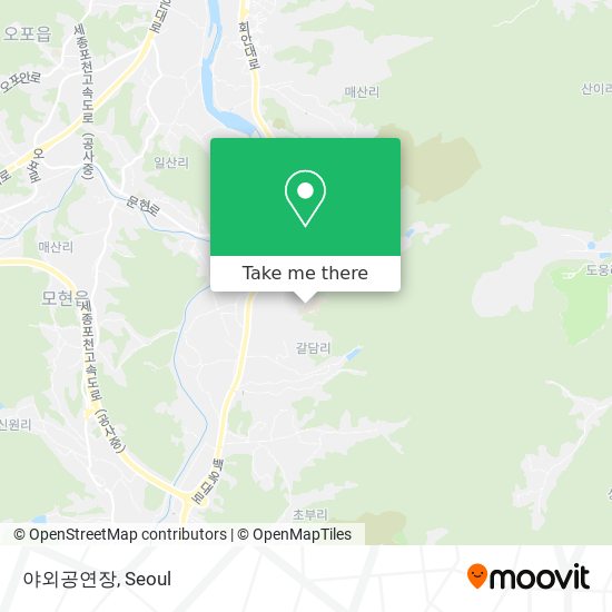 야외공연장 map