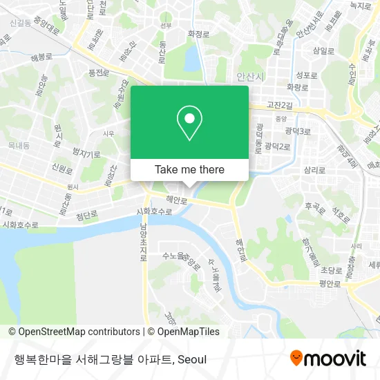 행복한마을 서해그랑블 아파트 map