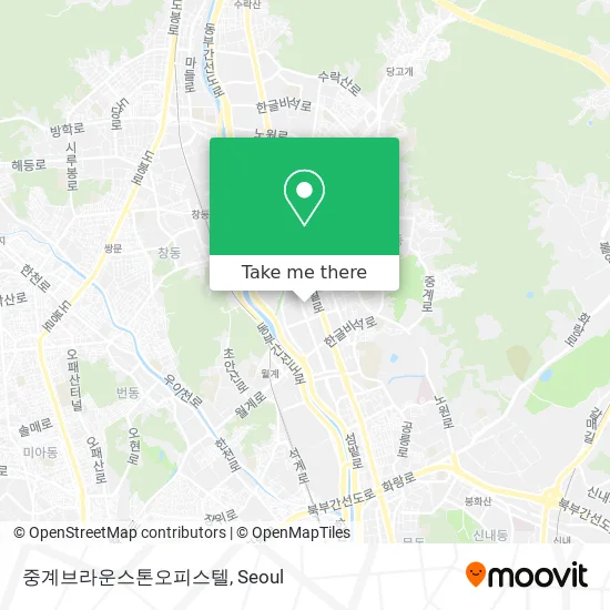 중계브라운스톤오피스텔 map