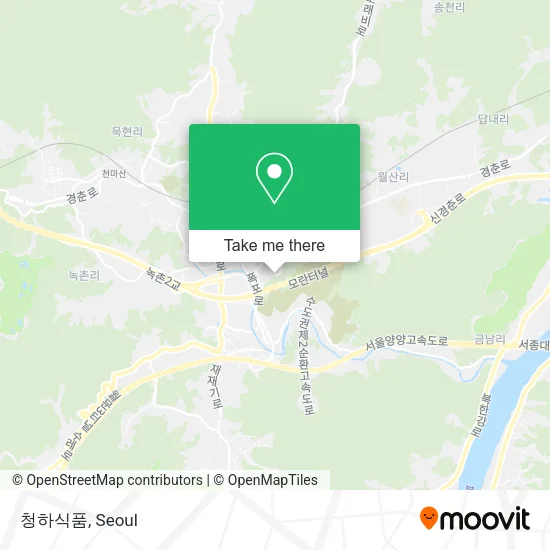 청하식품 map