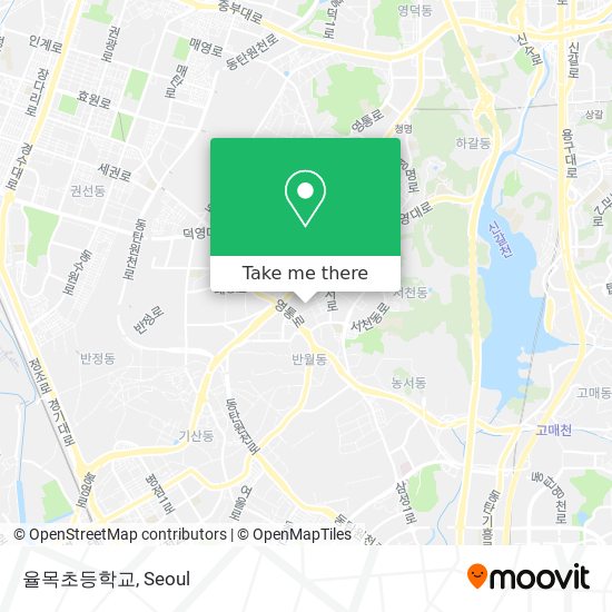 율목초등학교 map