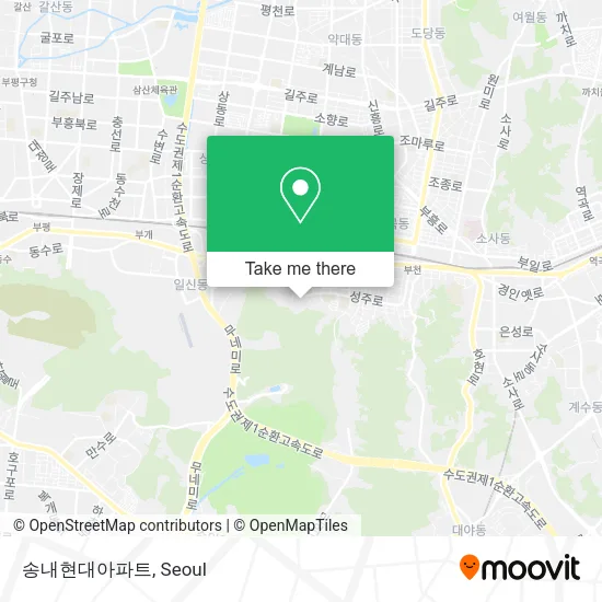 송내현대아파트 map