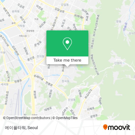 에이플타워 map