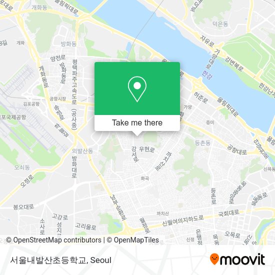 서울내발산초등학교 map