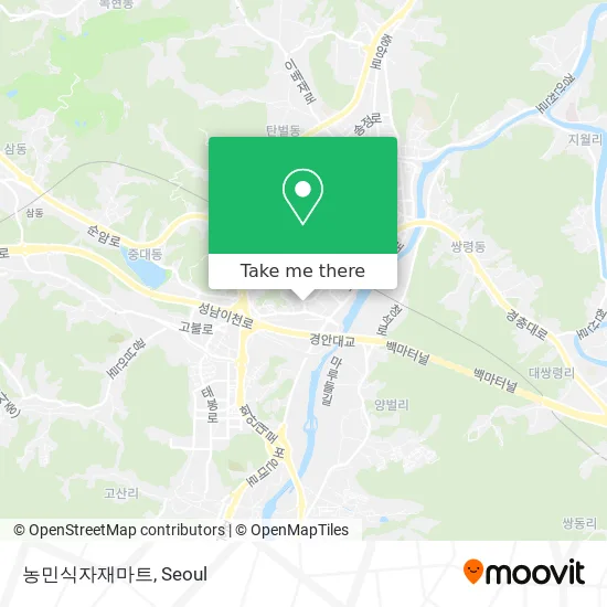농민식자재마트 map