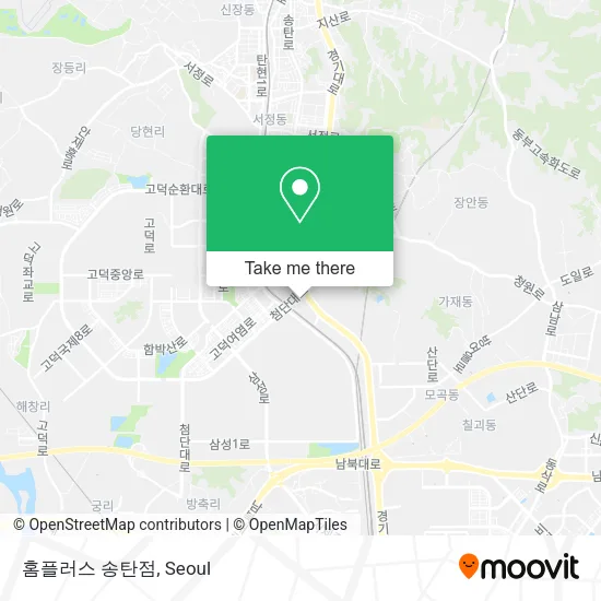 홈플러스 송탄점 map