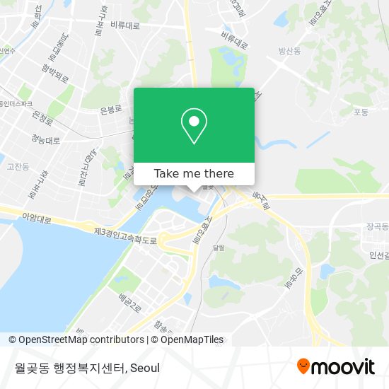 월곶동 행정복지센터 map