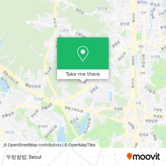 우렁쌈밥 map