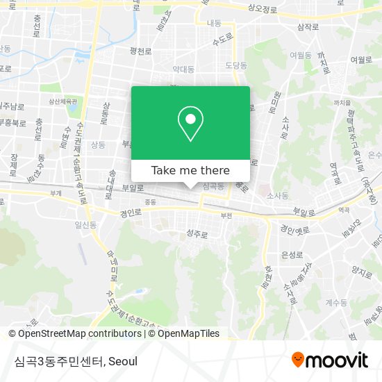 심곡3동주민센터 map