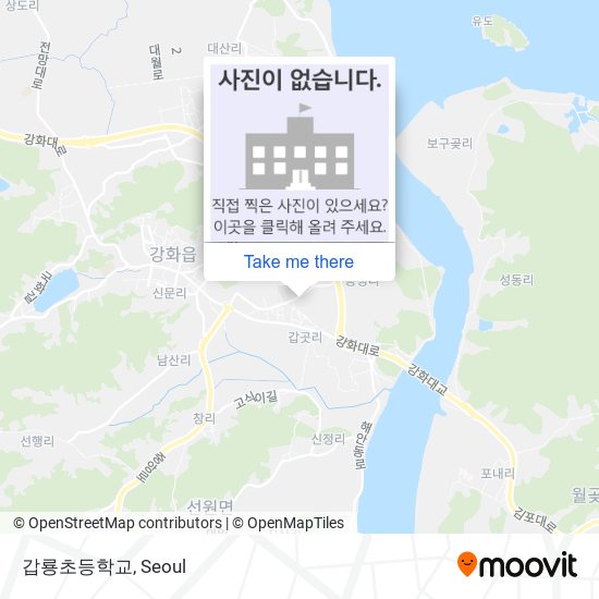 갑룡초등학교 map