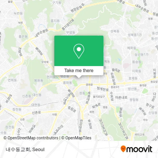 내수동교회 map