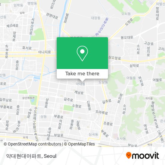 약대현대아파트 map