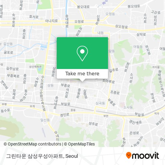 그린타운 삼성우성아파트 map