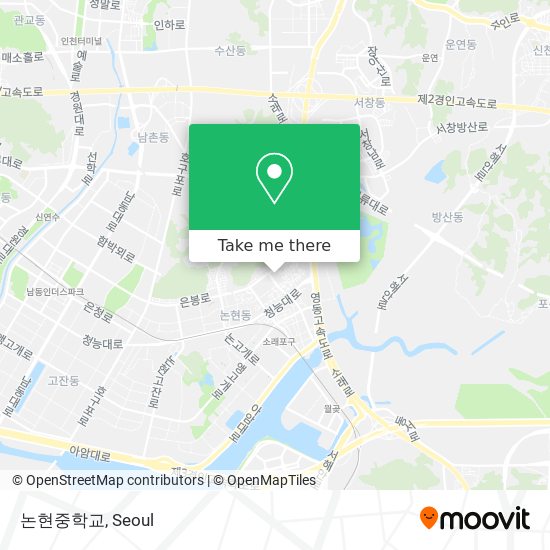 논현중학교 map