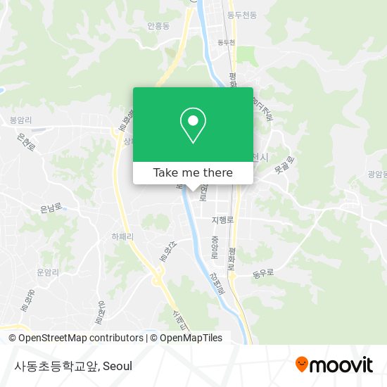 사동초등학교앞 map