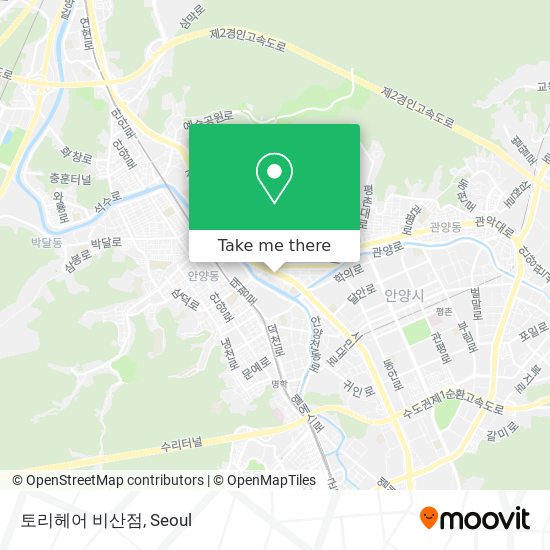 토리헤어 비산점 map