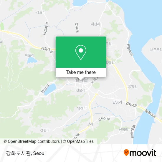 강화도서관 map