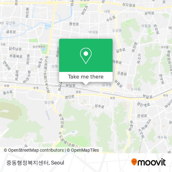 중동행정복지센터 map