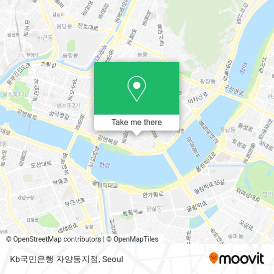 Kb국민은행 자양동지점 map