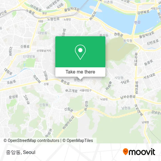 중앙동 map