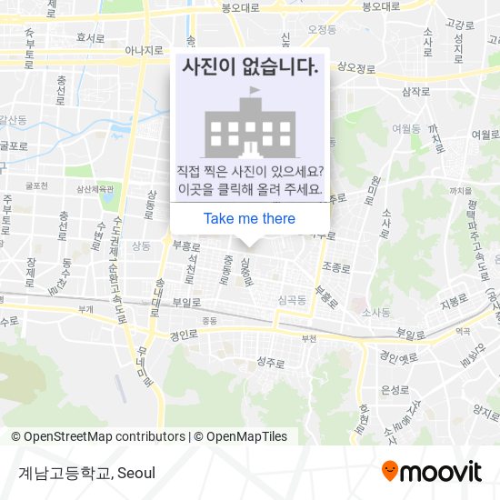 계남고등학교 map