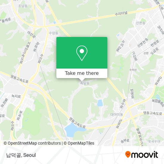 납덕골 map