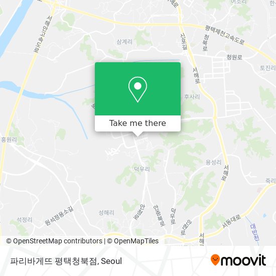 파리바게뜨 평택청북점 map