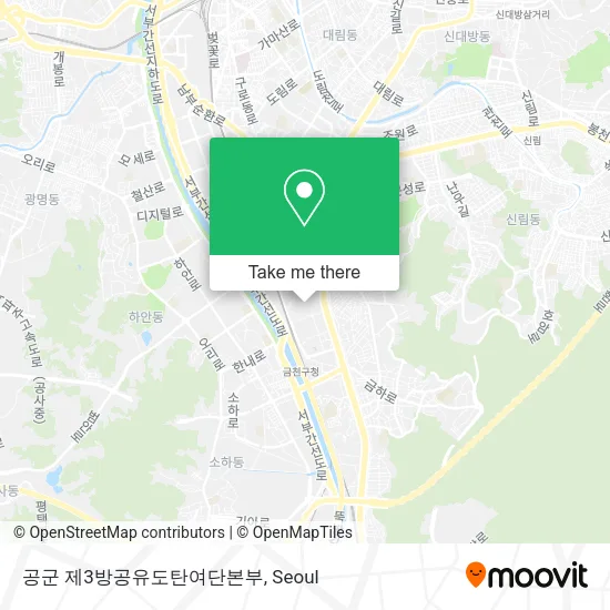 공군 제3방공유도탄여단본부 map