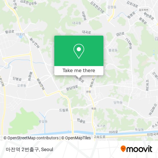 마전역 2번출구 map