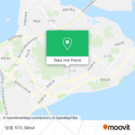 영종 자이 map