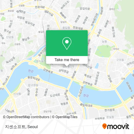 지센소프트 map