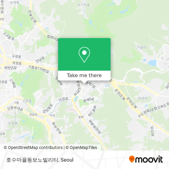 호수마을동보노빌리티 map