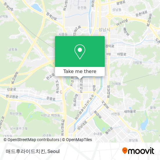 매드후라이드치킨 map