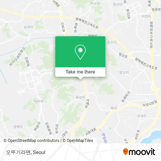 오뚜기라면 map