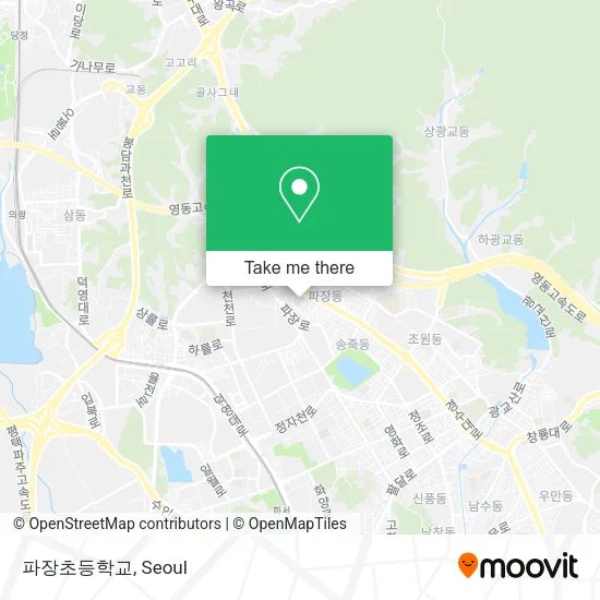 파장초등학교 map
