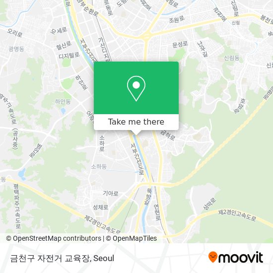 금천구 자전거 교육장 map