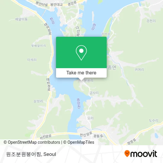 원조분원붕어찜 map