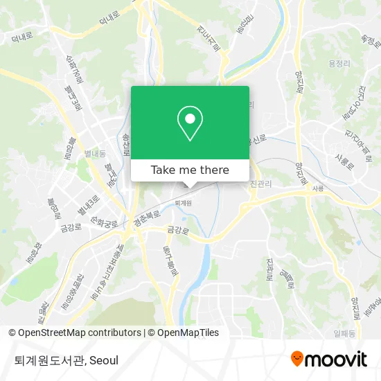 퇴계원도서관 map